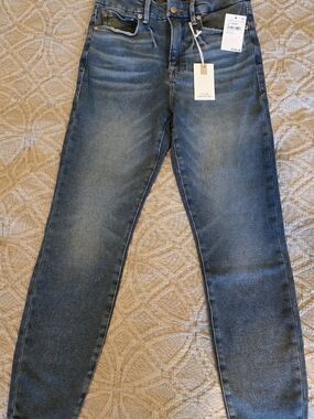 Good American Blue Stretch Denim Jeans